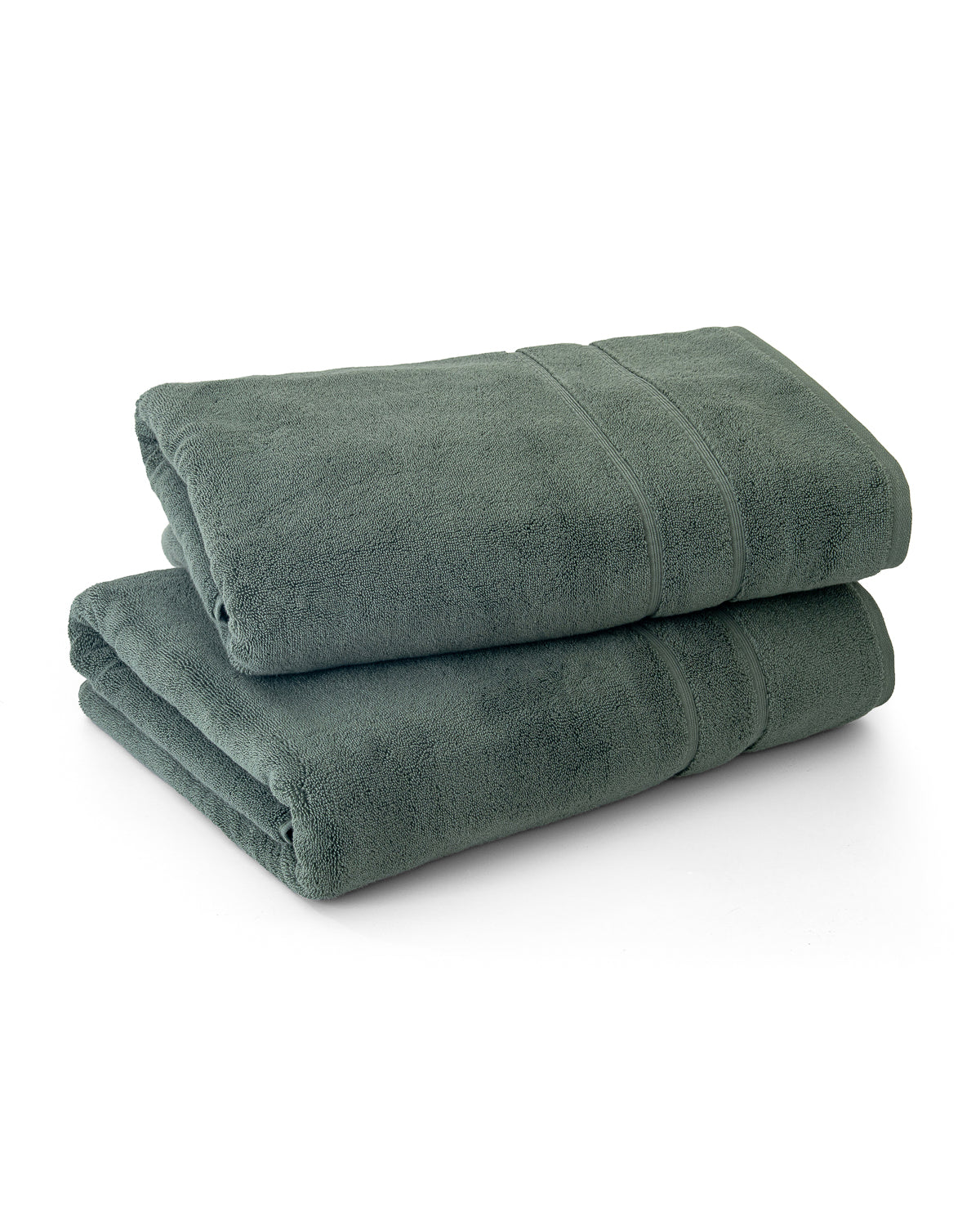 Classic Turkish Cotton Ultra-Dense Bath Sheet Duo