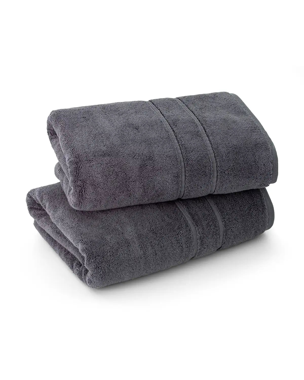 Classic Turkish Cotton Ultra-Dense Bath Sheet Duo