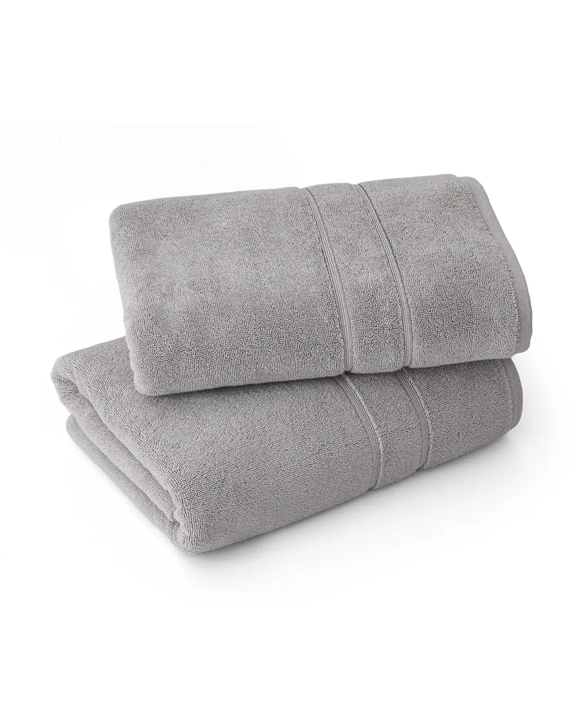 Classic Turkish Cotton Ultra-Dense Bath Towel Duo