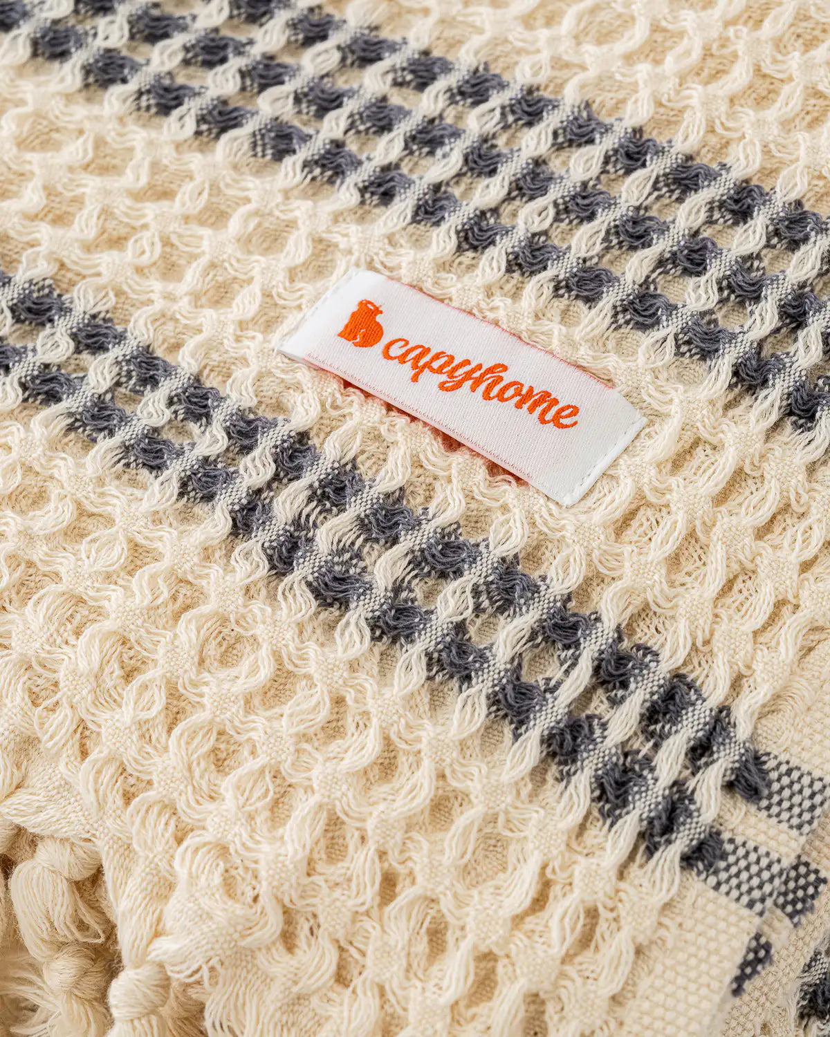 Waffle-Weave Cotton Premium Beach Towel