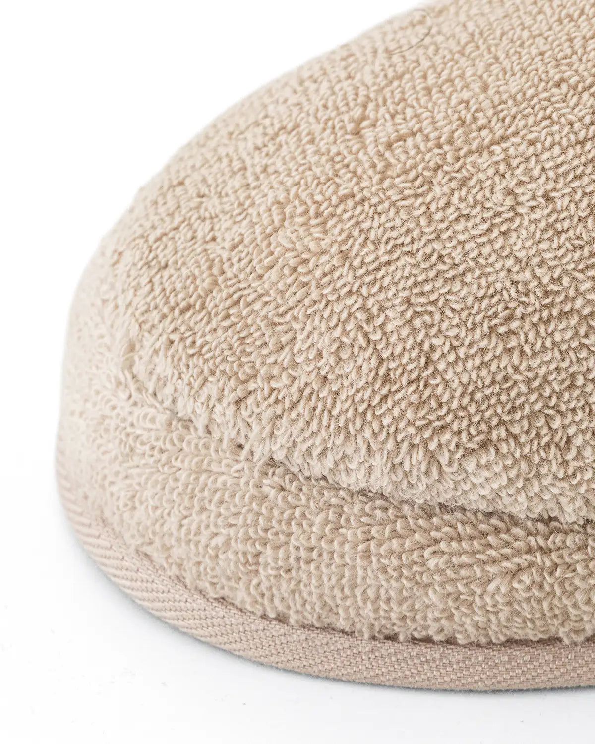 Close-up of a sandshell UltraSoft Cotton High-Absorbency Slipper item on a white background
