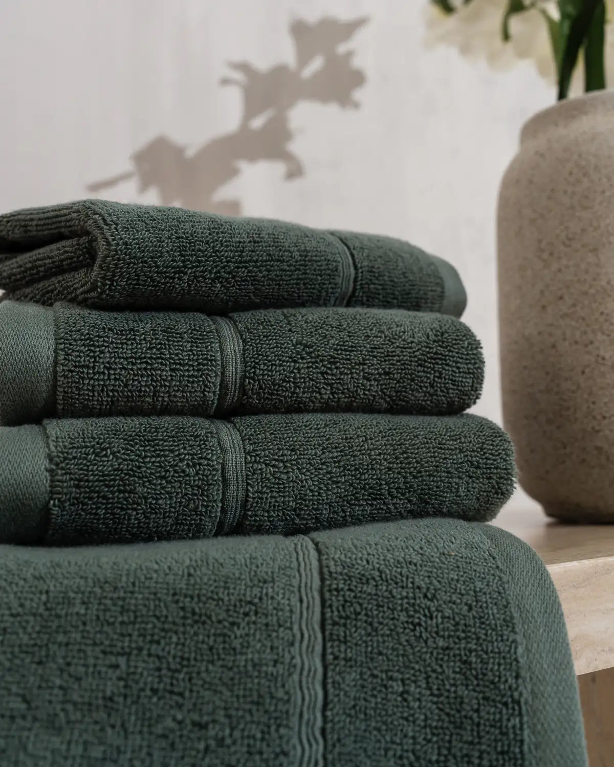 Classic Turkish Cotton Ultra-Dense Hand Towel Duo