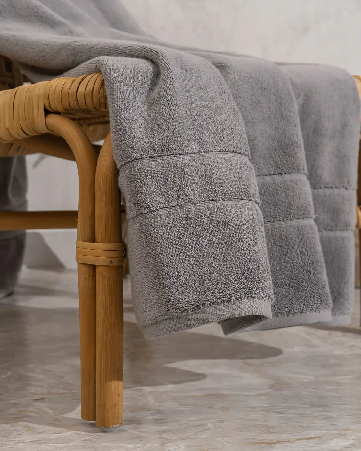 Close-up photo of a classic Turkish towel