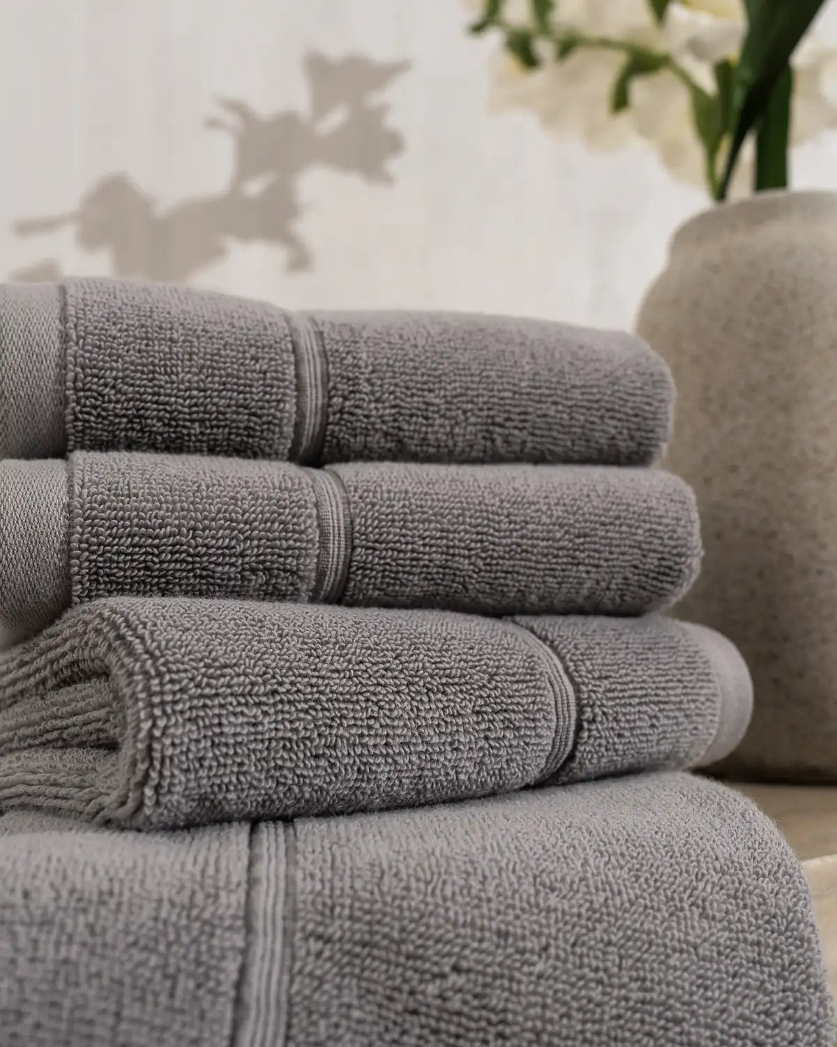 Classic Turkish Cotton Ultra-Dense Bath Sheet Duo