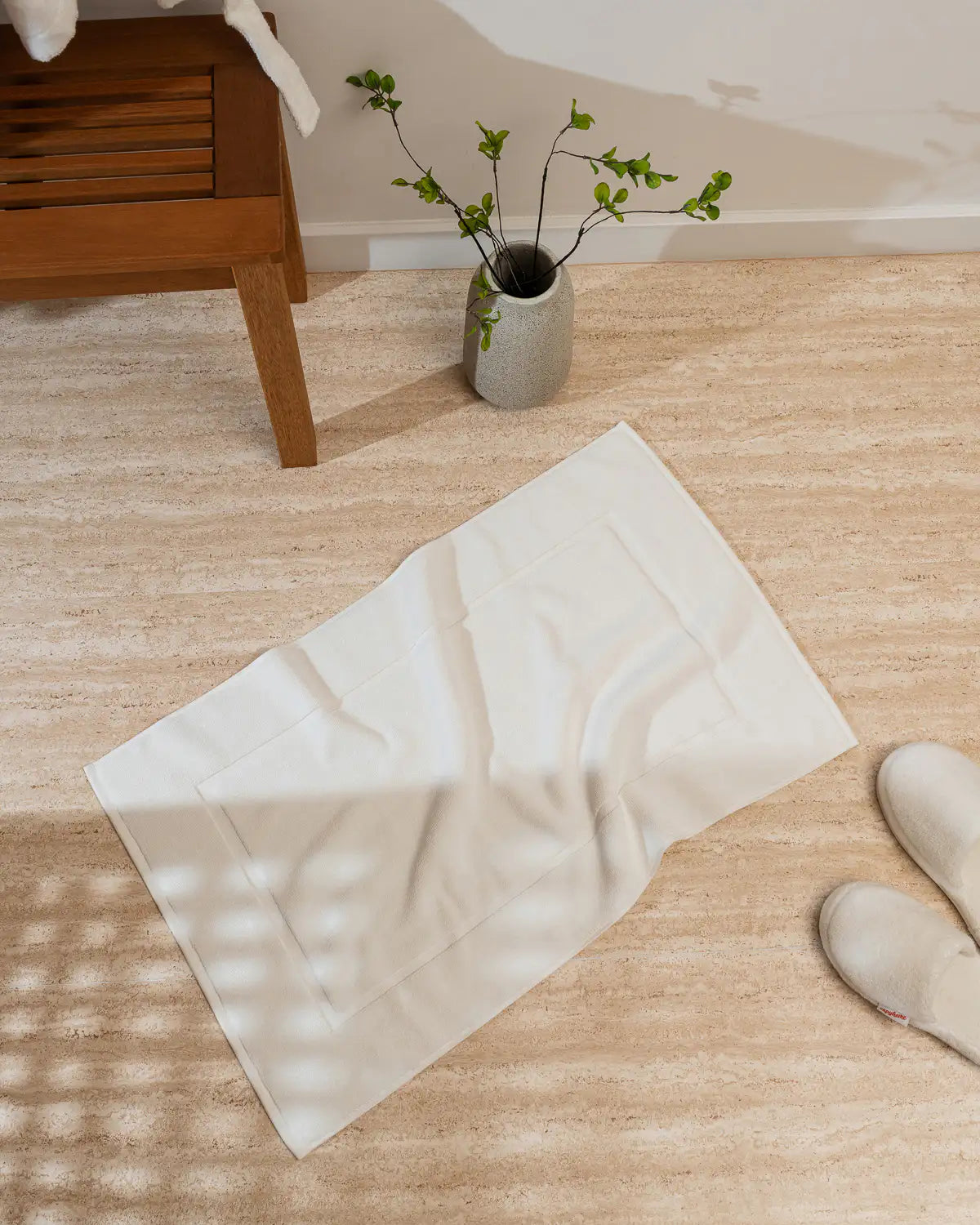 Cotton High-Absorbency Bath Mat